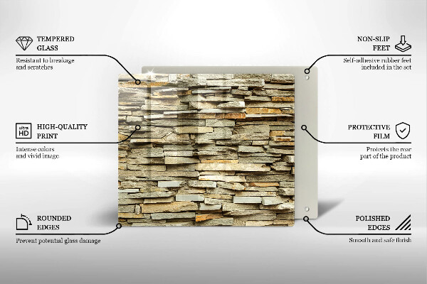 Protetor placa de indução Pedras decorativas