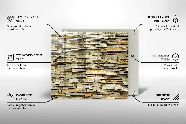 Protetor placa de indução Pedras decorativas