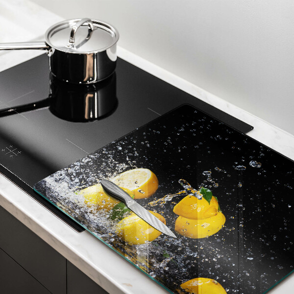 Protetor placa indução Fruta limão suculenta