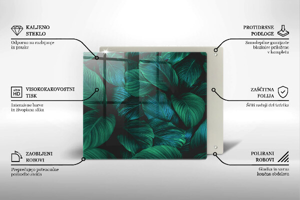 Protetor placa indução Folhas da selva