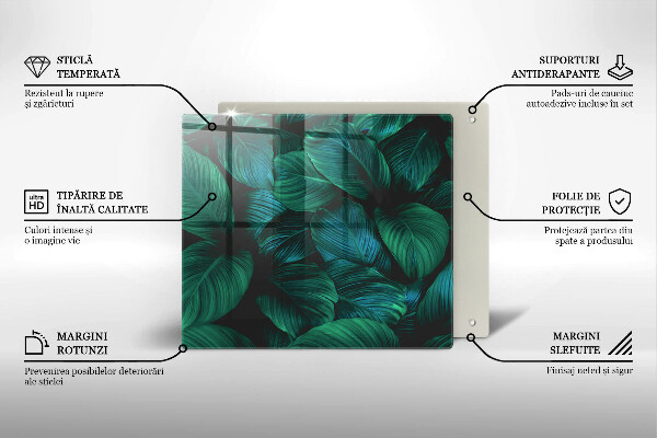 Protetor placa indução Folhas da selva