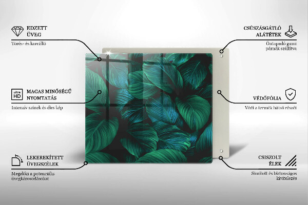 Protetor placa indução Folhas da selva