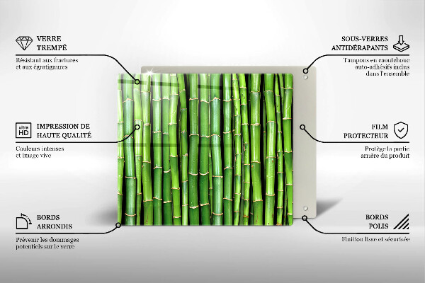 Protetor placa de indução Bambus da natureza