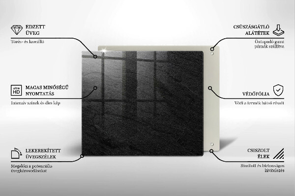 Protetor placa indução Textura de pedra