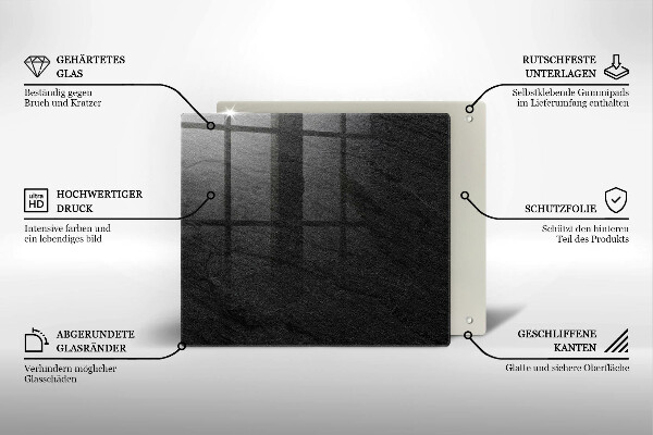 Protetor placa indução Textura de pedra