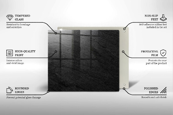 Protetor placa indução Textura de pedra