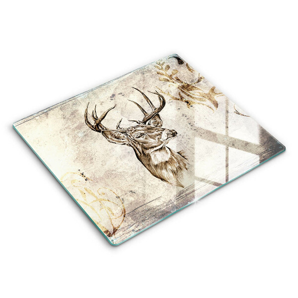 Protetor placa de indução Ilustração de animal veado