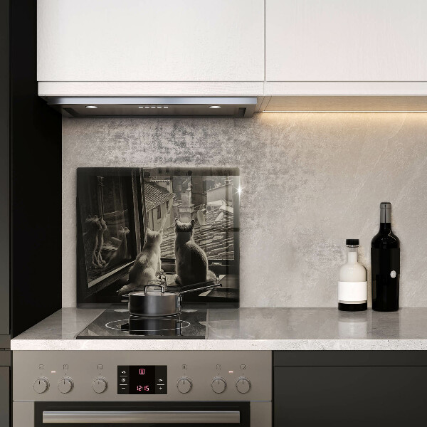 Tábua protetora Cidade dos gatos e janela