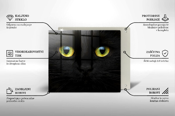 Protetor placa indução Olhos de gato de animais