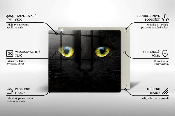 Protetor placa indução Olhos de gato de animais