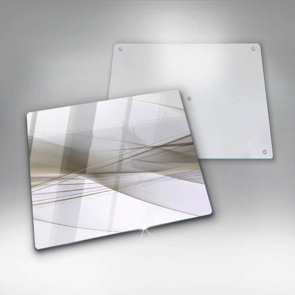 Protetor placa indução Design de linhas abstratas