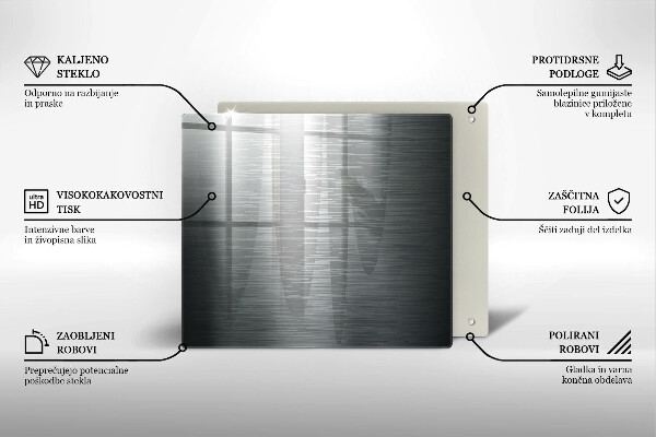 Tábua protetora Textura metálica