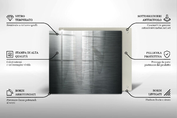Tábua protetora Textura metálica