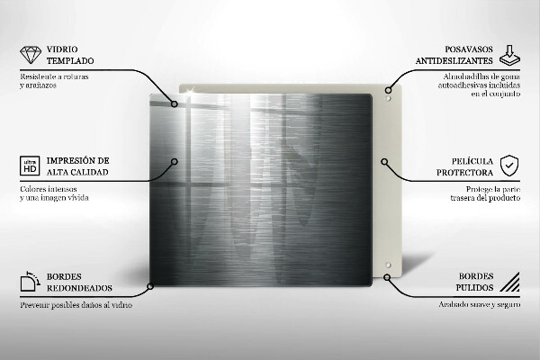 Tábua protetora Textura metálica