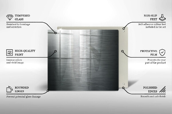 Tábua protetora Textura metálica