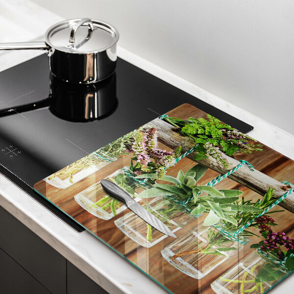 Tábua protetora Plantas de ervas vintage