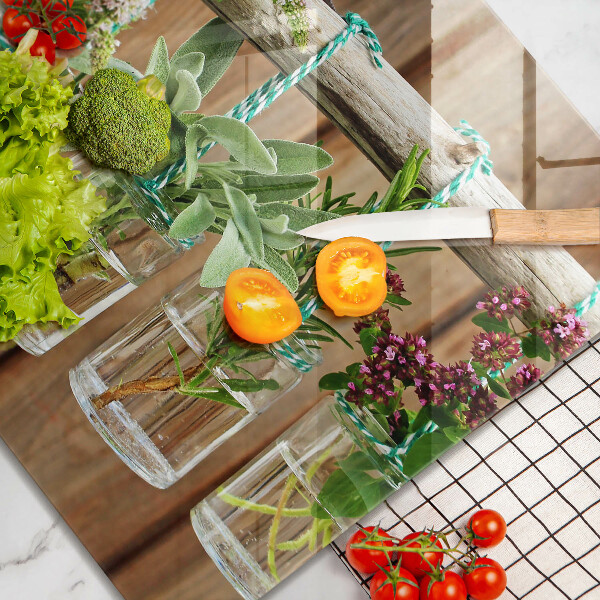 Tábua protetora Plantas de ervas vintage