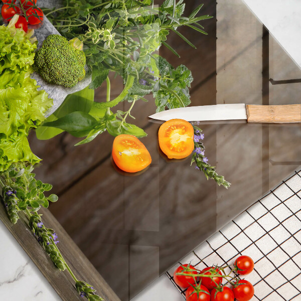 Protetor placa de indução Plantas, ervas e madeira