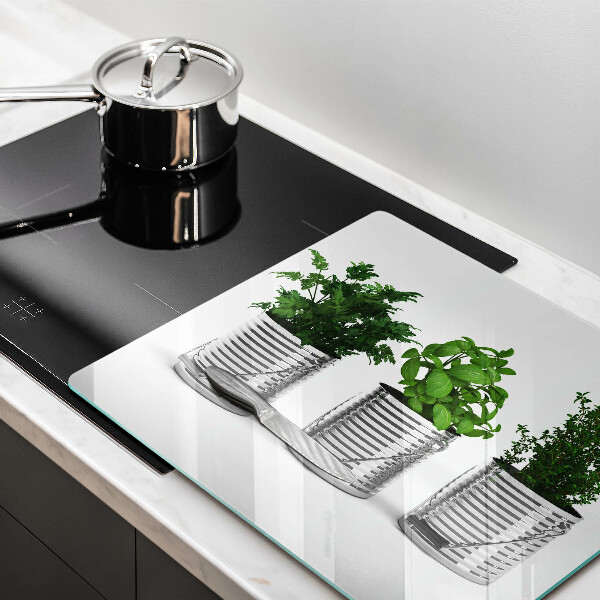 Protetor placa indução Vasos de ervas e plantas