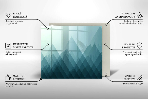 Tábua protetora Montanhas abstratas