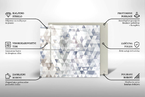 Protetor placa indução Padrão triangular