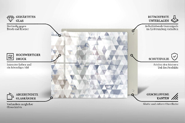 Protetor placa indução Padrão triangular