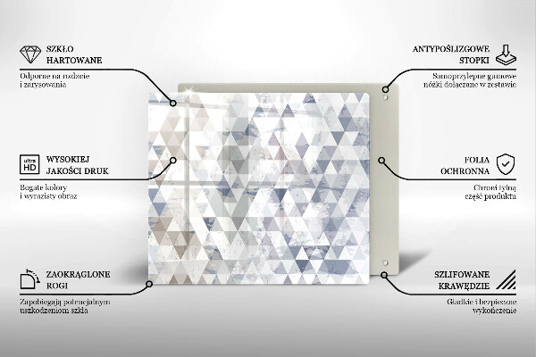 Protetor placa indução Padrão triangular