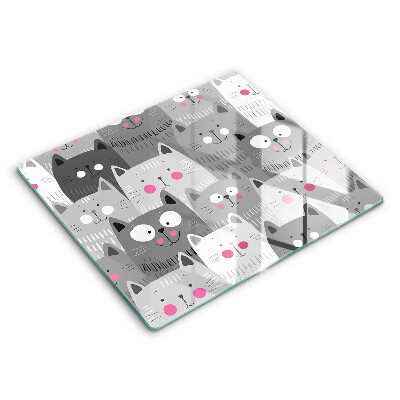 Protetor placa indução Ilustração de gato