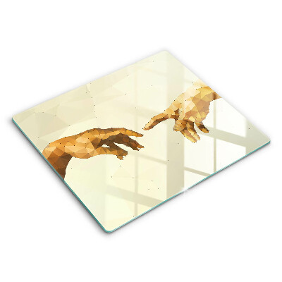 Tábua protetora Criação das mãos de Adão