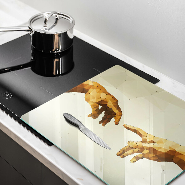 Tábua protetora Criação das mãos de Adão