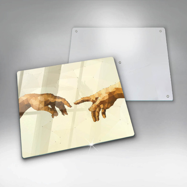 Tábua protetora Criação das mãos de Adão