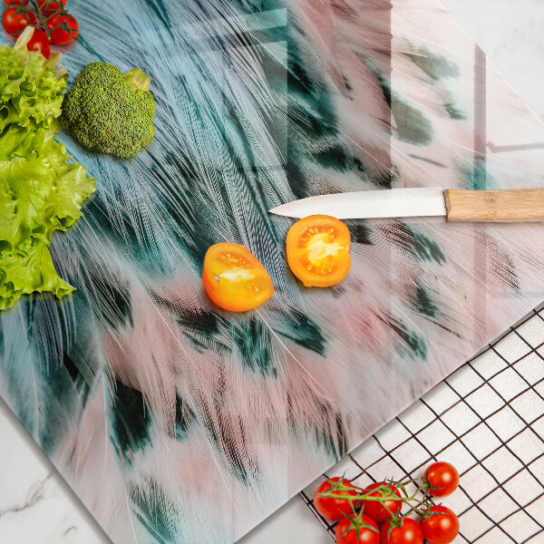 Tábua protetora penas de pássaros boho