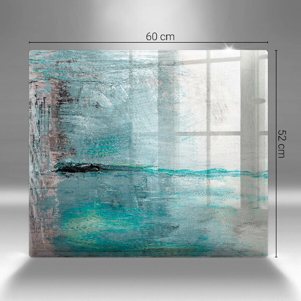 Protetor placa de indução Fundo de pintura abstrata