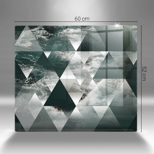 Protetor placa de indução Triângulos e água