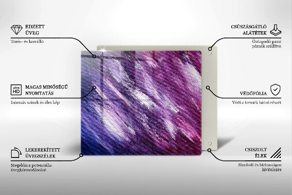 Protetor placa de indução Abstração de tinta