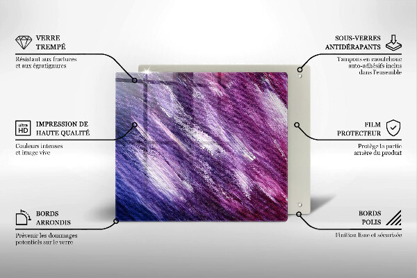 Protetor placa de indução Abstração de tinta