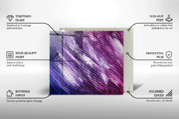 Protetor placa de indução Abstração de tinta