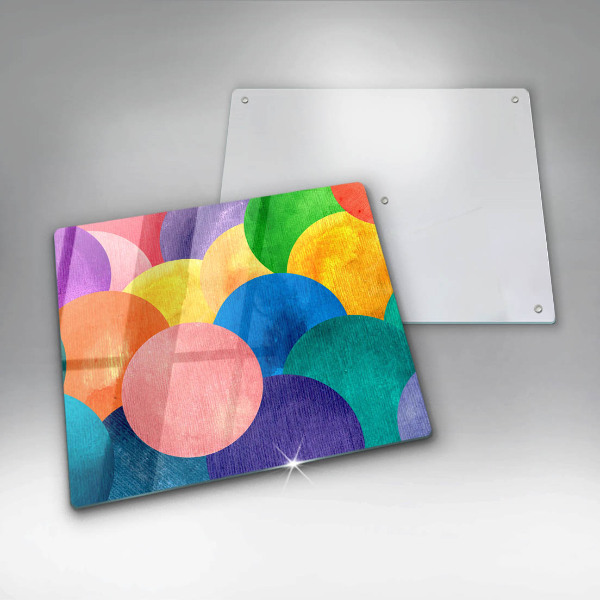 Protetor placa de indução Círculos coloridos