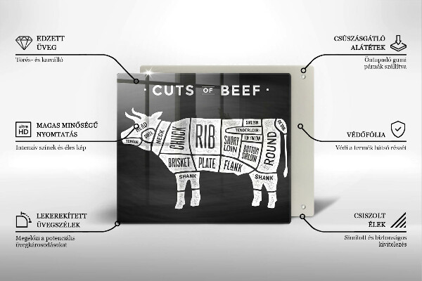 Protetor placa de indução Carne de vaca