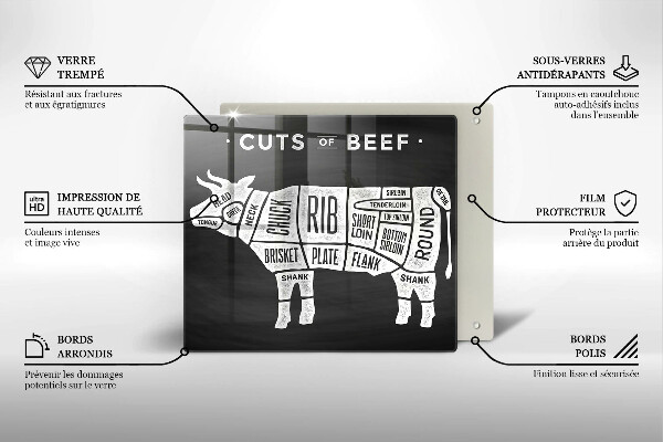 Protetor placa de indução Carne de vaca