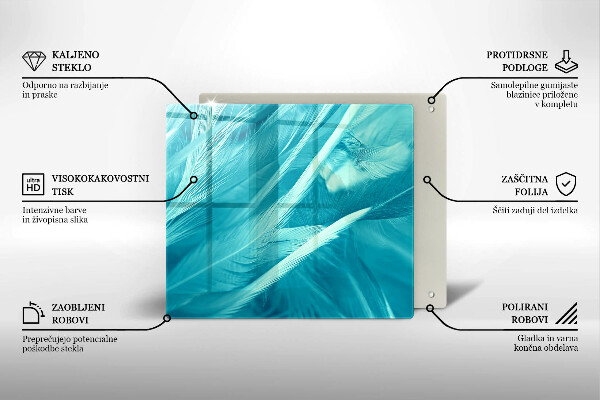 Protetor placa indução Penas delicadas