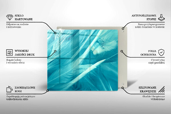 Protetor placa indução Penas delicadas