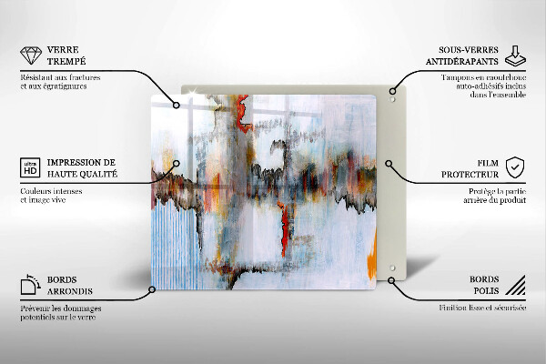 Protetor placa de indução Tintas abstratas