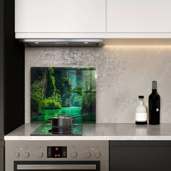 Protetor placa de indução Paisagem da lagoa