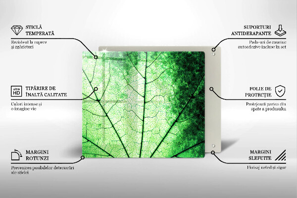 Protetor placa de indução Nervuras decorativas das folhas