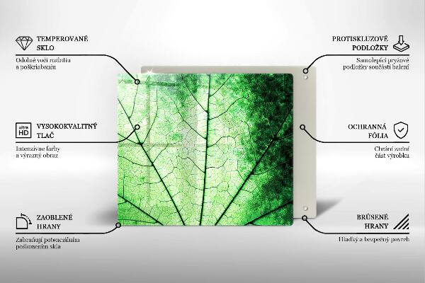 Protetor placa de indução Nervuras decorativas das folhas