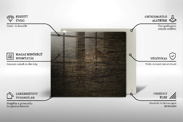 Tábua protetora Casca de textura de madeira