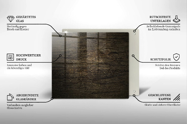 Tábua protetora Casca de textura de madeira