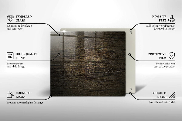 Tábua protetora Casca de textura de madeira