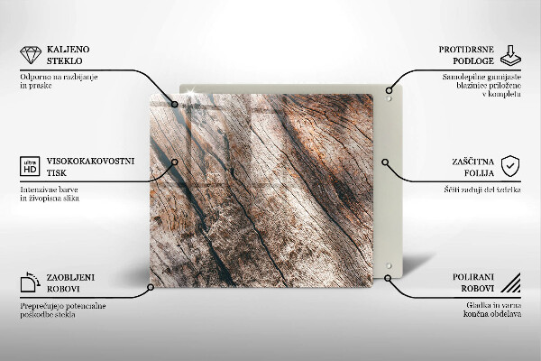 Protetor placa indução Estrutura de madeira